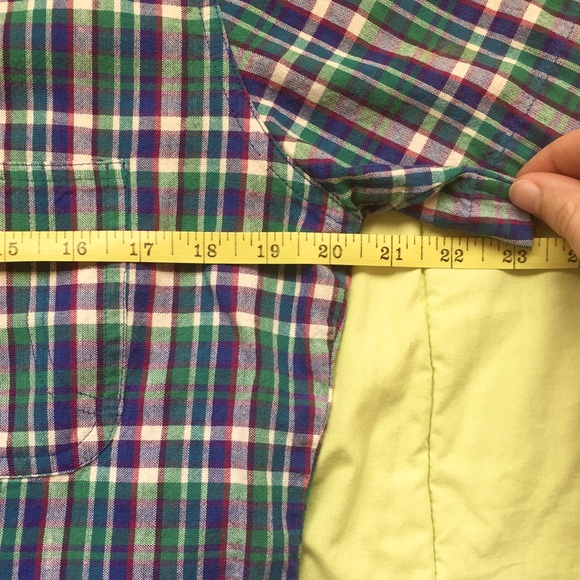 Erika & Company Vintage Plaid Cotton Button-up - Picture 7 of 10